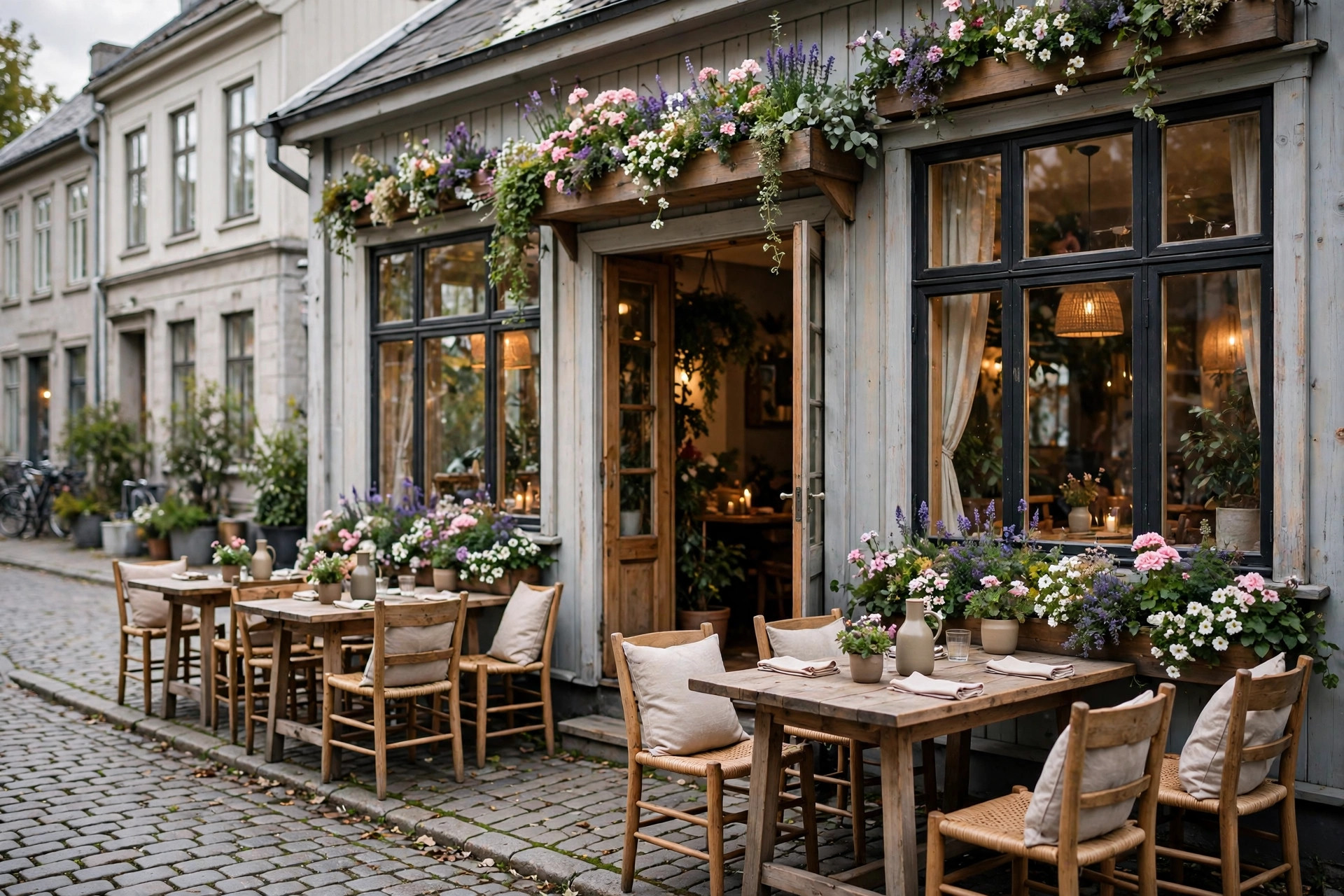 Google-bedriftsprofil på mobil som viser kategori, åpningstider og anmeldelser for en restaurant